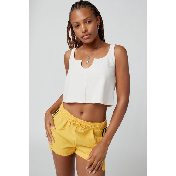 Out From Under Urban Outfitters Ryder Notch Neck Tank Cropped Top XS NWT 257813 - Picture 2 of 9